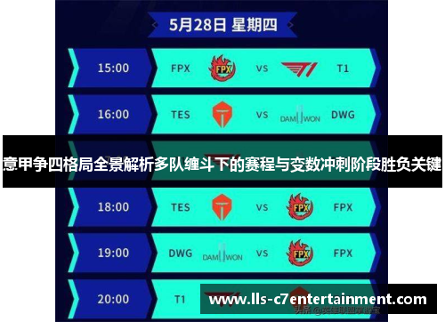 意甲争四格局全景解析多队缠斗下的赛程与变数冲刺阶段胜负关键